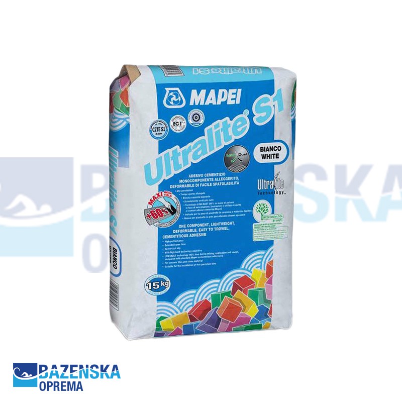 Mapei Ultralite S1 Flex 15 kg- Fleksibilno ljepilo